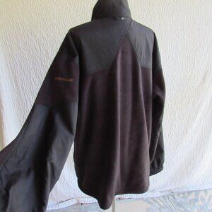 Mens XL Tall Columbia Black Base Liner Shell Jacket F3 ST7221 Coat Nylon Fleece